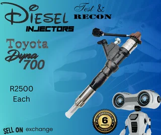 Toyota Dyna 700 diesel injectors