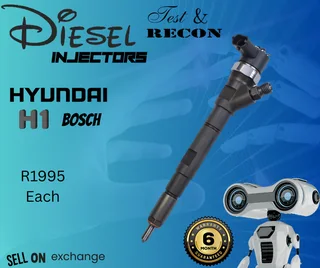 Hyundai H1 Bosch diesel injectors