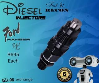 Ford Ranger WL diesel injectors
