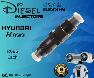 Hyundai H100 diesel injectors