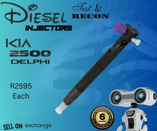 Kia 2500 Delphi diesel injectors