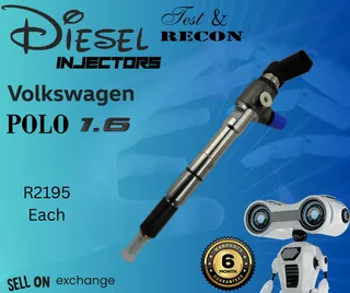 VW Polo 1.6 diesel injectors