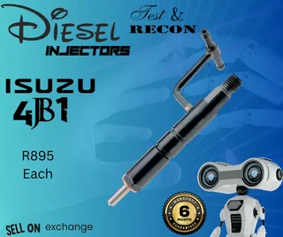Isuzu 4JB1 diesel injectors