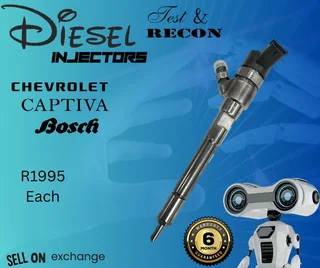 Chevrolet Captiva Bosch diesel injectors