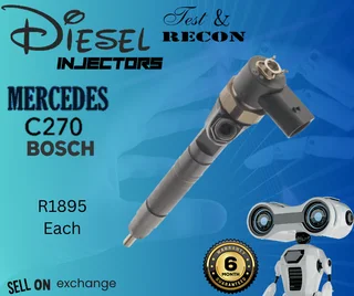 Mercedes C270 Bosch diesel injectors
