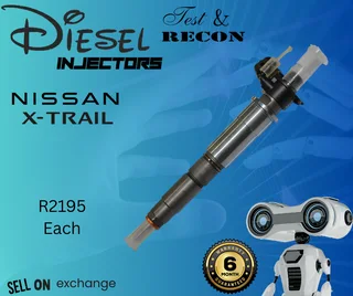 Nissan Xtrail diesel injectors