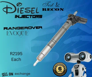 Rangerover Evoque diesel injectors
