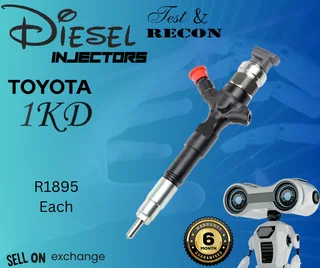 Toyota 1 KD diesel injectors