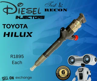 Toyota Hilux diesel injectors