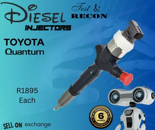 Toyota Quantum diesel injectors