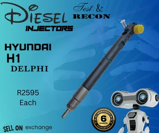 Hyundai H1 Delphi diesel injectors