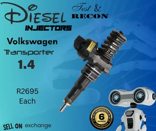 Transporter 1.4 diesel injectors