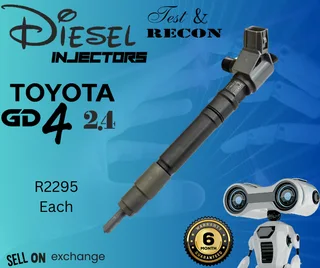 Toyota GD4 2.4 diesel injectors