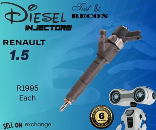 Renault 1.5 diesel injectors