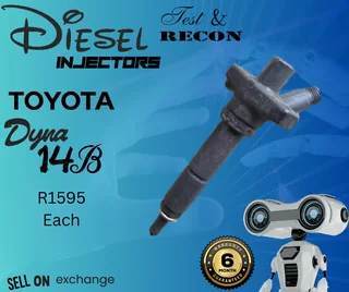 Toyota Dyna 14B diesel injectors