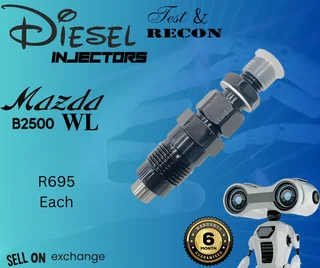 Mazda B2500 WL diesel injectors