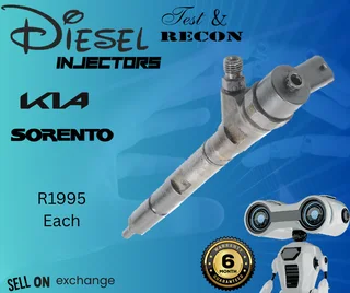 Kia Sorento diesel injectors