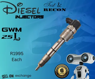 GWM 2.5 diesel injectors