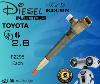 Toyota GD6 2.8 diesel injectors