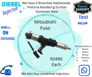 Mitsubishi Fuso diesel injectors