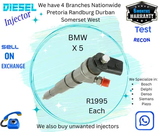BMW X5 diesel injectors