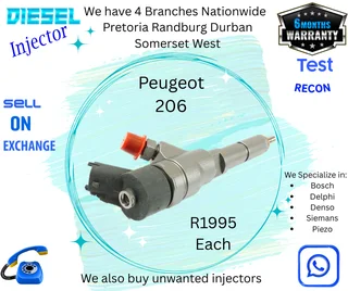 Peugeot 206 diesel injectors