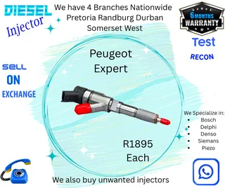 Peugeot Expert diesel injectors