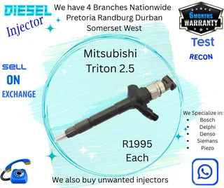 Mitsubishi triton 2.5 diesel injectors