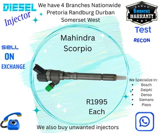 Mahindra Scorpio diesel injectors