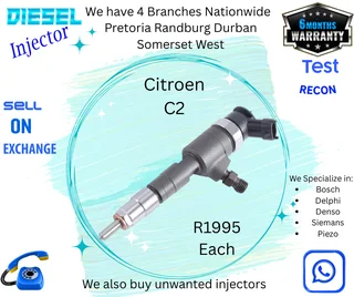 Citroen C2 diesel injectors