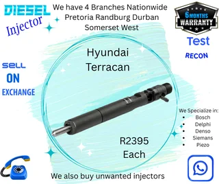 Hyundai Terracan diesel injectors