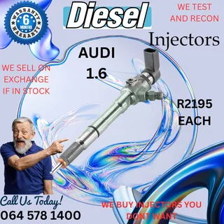 Audi 1.6 diesel injectors