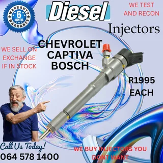 Chev Captiva Bosch diesel injectors