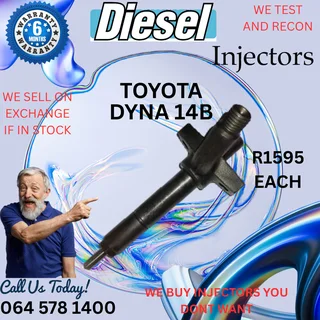 Toyota Dyna 14B diesel injectors