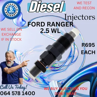 Ford Ranger 2.5 WL diesel injectors