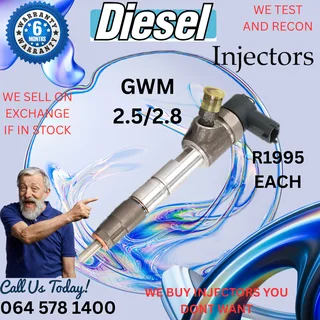 GWM 2.5/2.8 diesel injectors