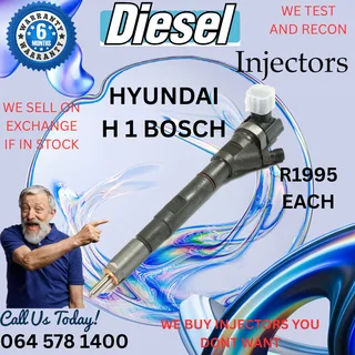 Hyundai H1 Bosch diesel injectors
