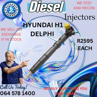 Hyundai H1 Delphi diesel injectors