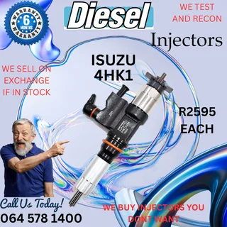 Isuzu 4HK1 diesel injectors