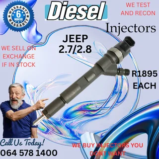 Jeep 2.7/2.8 diesel injectors