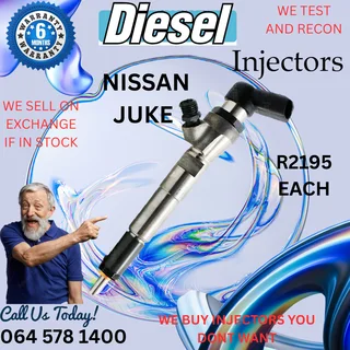 Nissan Juke diesel injectors