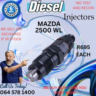 Mazda B2500 WL diesel injectors