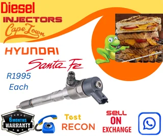 Hyundai Santa Fe diesel injectors