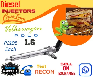 VW Polo 1.6 diesel injectors