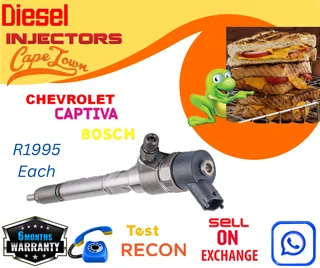 Chev Captiva Bosch diesel injectors