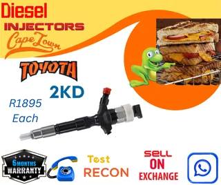 Toyota 2 KD diesel injectors