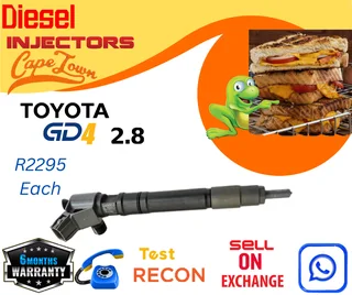 Toyota GD4 2.8 diesel injectors