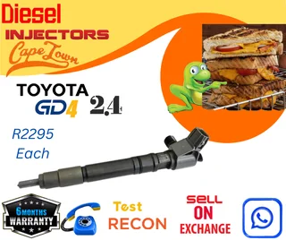 Toyota GD4 2.4 diesel injectors