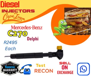 Mercedes C270 Delphi diesel injectors