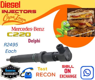 Mercedes C220 Delphi diesel injectors
